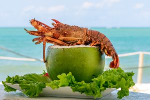 Lagosta no Coco - prato premiado